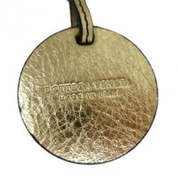 Pre Owned Bottega Veneta Gold Intrecciomirage Tote