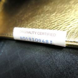 Pre Owned Bottega Veneta Gold Intrecciomirage Tote