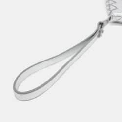 Pre Owned Bottega Veneta Silver Mesh Clutch Bag