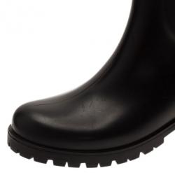 Pre Owned Bottega Veneta Intreciatto Rain Boots Size 40