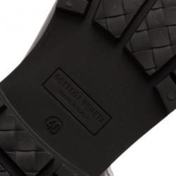 Pre Owned Bottega Veneta Intreciatto Rain Boots Size 40