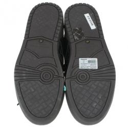 Pre Owned Bottega Veneta Black Intrecciato Leather Speedster Sneakers Size 41