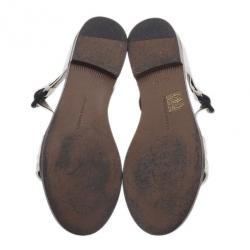 Pre Owned Bottega Veneta White Intrecciato Leather Flat Sandals Size 39