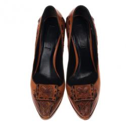 Pre Owned Bottega Veneta Intrecciato Pumps Size 36.5