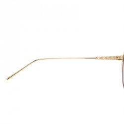 Boucheron Gold/Black Gold Mirrored BC0030S Serpent Boheme Aviator Sunglasses
