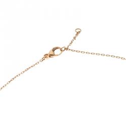 Boucheron Quatre Classique Ceramic Three Tone 18k Gold Mini Ring Pendant Necklace