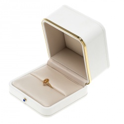 Boucheron Serpent Boheme Citrine 18k Yellow Gold Ring Size 56