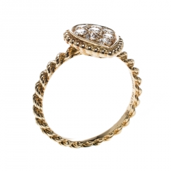 Boucheron Serpent Boheme 18k Yellow Gold And Diamonds S Motif Ring