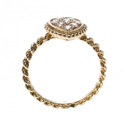 Boucheron Serpent Boheme 18k Yellow Gold And Diamonds S Motif Ring