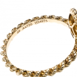 Boucheron Serpent Boheme 18k Yellow Gold And Diamonds S Motif Ring