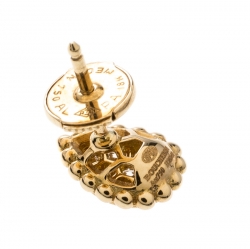 Pre Owned Boucheron Diamond Gold Serpent Boheme Earrings