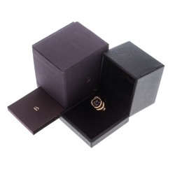 Boucheron Frou Frou Garnet Cabochon 18k Rose Gold Cocktail Ring Size 50