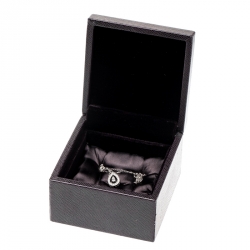 Boucheron Ava Pear Diamond 18k White Gold Pendant Necklace 
