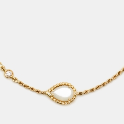 Boucheron Serpent Boheme Mother of Pearl 18k Yellow Gold XS Motif Bracelet