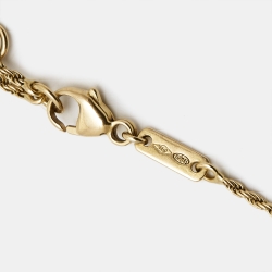 Pre Owned Boucheron Serpent Boheme Turquoise Diamond 18k Yellow Gold XS Model Bracelet