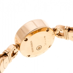 Boucheron Mother of Pearl Diamond & 18k Rose Gold Ma Jolie Women's Wristwatch 18MM