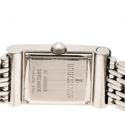 Boucheron Silver Stainless Steel Reflet Womens Wristwatch 18 mm