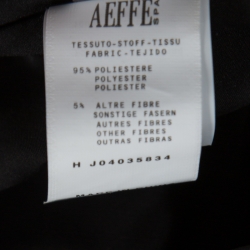 Pre Owned Boutique Moschino Black Abstract Printed Sleeveless Shift Dress M