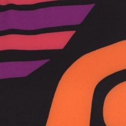 Pre Owned Boutique Moschino Black Abstract Printed Sleeveless Shift Dress M