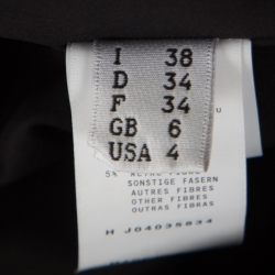 Pre Owned Boutique Moschino Black Abstract Printed Sleeveless Shift Dress M