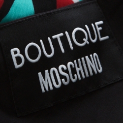 Pre Owned Boutique Moschino Multicolour Abstract Print Boxy Jacket S