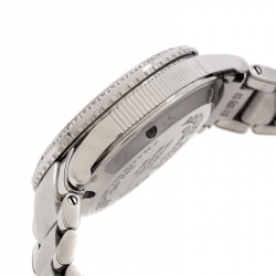 Pre Owned Breguet Mother of Pearl Stainless Steel Diamonds Transaltantique Type XX Ref.4821 Women's Wristwatch 33 mm