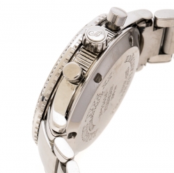 Pre Owned Breguet Mother of Pearl Stainless Steel Diamonds Transaltantique Type XX Ref.4821 Women's Wristwatch 33 mm