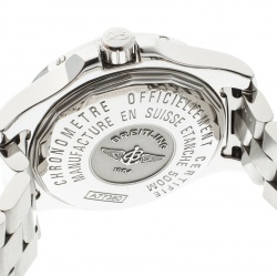 Breitling Ivory Stainless Steel Colt Oceane A7738053 Women's Wristwatch 33 mm