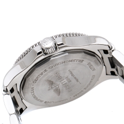 Pre Owned Breitling Blue Stainless Steel Superocean II A17316 Women's Wrstwatch 36 mm