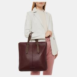 Brunello Cucinelli Pebbled Leather Embellished Tote