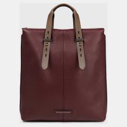 Brunello Cucinelli Pebbled Leather Embellished Tote