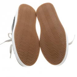 Brunello Cucinelli Beige Nubuck Paneled Platform Sneakers Size 40