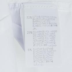 Brunello Cucinelli White Ruffled Collar Detail Long Sleeve Shirt XXL