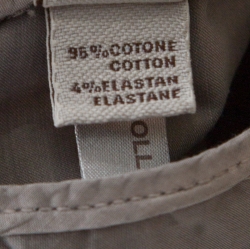 Pre Owned Brunello Cucinelli Grey Overdyed Cotton Stretch Skinny Trousers S