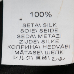 مملوكة مسبقًا Brunello Cucinelli Black Silk Embellished Concealed Button Shirt S