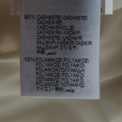 Pre Owned Brunello Cucinelli Beige Cashmere Bouclé Jacquard Down Jacket S