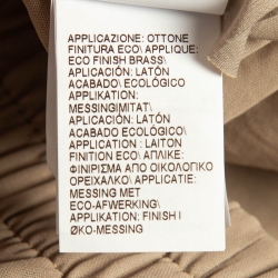 Brunello Cucinelli Beige Cotton Sheer Zip-Up Jacket S