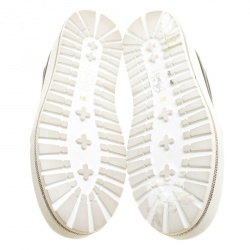 Pre Owned Brunello Cucinelli Black Leather Slip On Sneakers Size 37.5