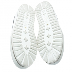 Pre Owned Brunello Cucinelli Black Leather Slip On Sneakers Size 39.5