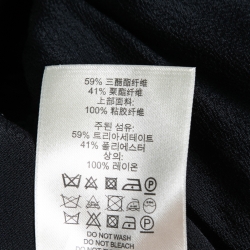 Pre Owned Burberry Brit Black Crepe Neck-Tie Sleeveless Jumpsuit M