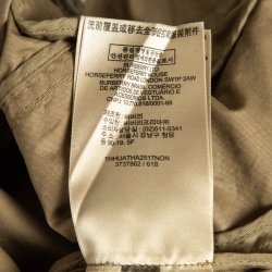 Pre Owned Burberry Brit Beige Cotton Belted Short Trench Coat S