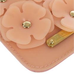 مملوكة مسبقًا Burberry Prorsum Pink Flower Embellished Silicone iPhone 5/5S Case