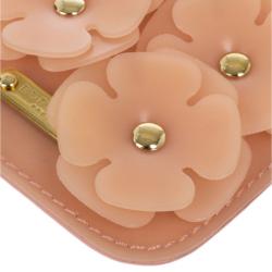 مملوكة مسبقًا Burberry Prorsum Pink Flower Embellished Silicone iPhone 5/5S Case