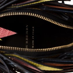 Pre Owned Burberry Multicolor Leather Hedgehog Bag Charm