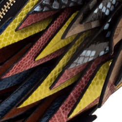 Pre Owned Burberry Multicolor Leather Hedgehog Bag Charm