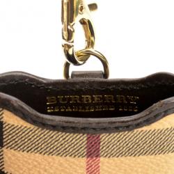 Pre Owned Burberry Nova Check Blackberry Case With Bag Link