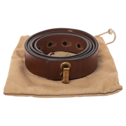 Pre Owned حزام بربري اشموري جلد بني مقاس 85 سم