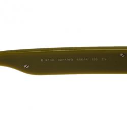 Pre Owned Burberry Lime Green Square Sunglasses