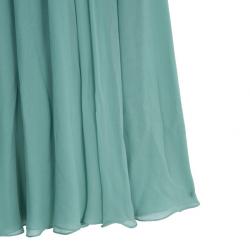 مملوكة مسبقًا Burberry Prorsum Green Silk Chiffon Midi Dress S