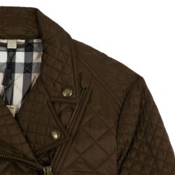 مملوكة مسبقًا Burberry Brit Oakcliffe Quilted Jacket XL